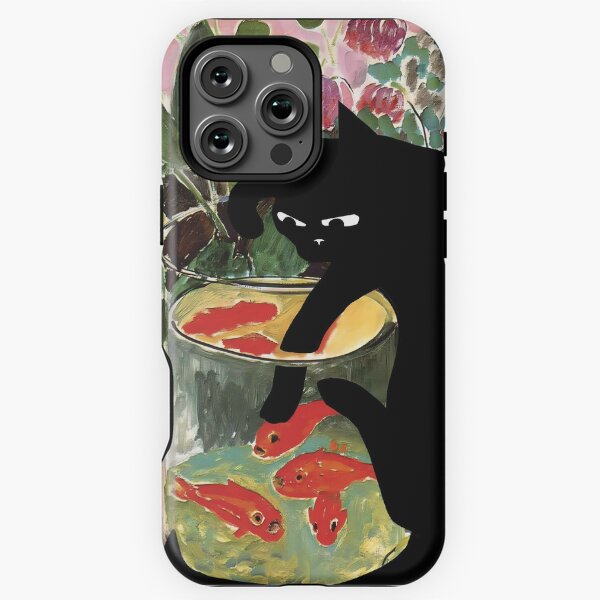 Item preview, matisse's goldfish and a cat designed and sold by Mitra Farmand.