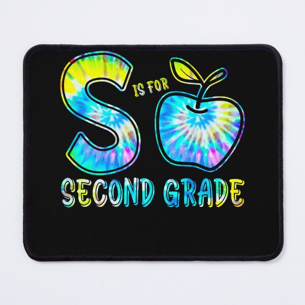 Item preview, S is For Second Grade Teacher Tie Dye Back to School Kinder designed and sold by MobyStickers.