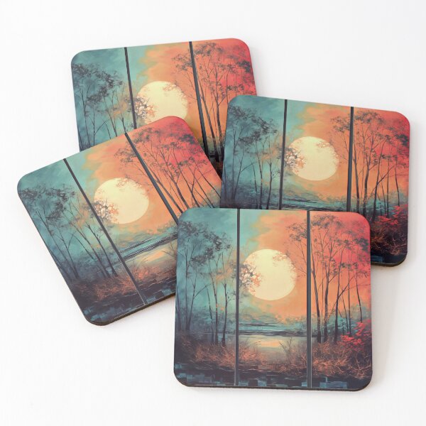 Item preview, A triptych of tree-themed artworks, drawing inspiration from the natural world designed and sold by AIArtMaven.