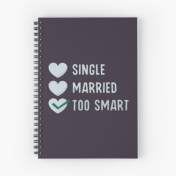 Item preview, single married too smart valentine status designed and sold by Donutlovers.