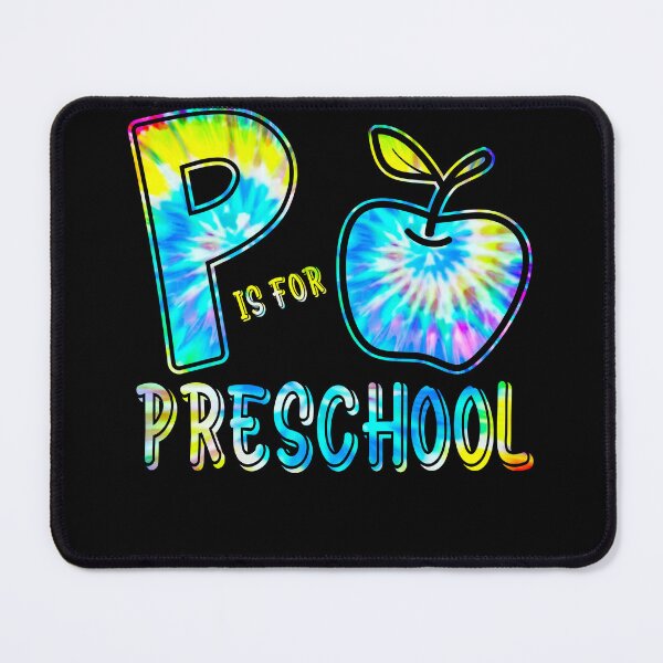 Item preview, P Is For Preschool Teacher Tie Dye Back to School Kinder designed and sold by MobyStickers.