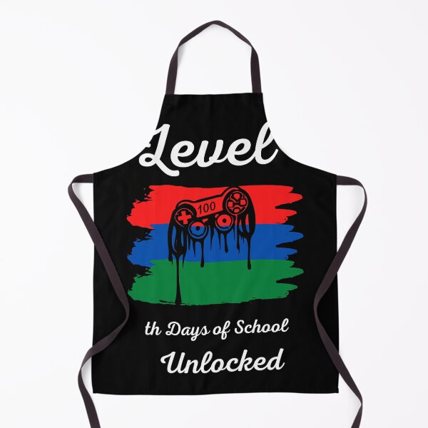 Item preview, "Level 100th Days of School Unlocked Tee | Playful Academic Wear" designed and sold by AI-volution.
