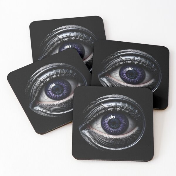 Item preview, Mystic Purple Eye Ornament designed and sold by DelusciousMind.