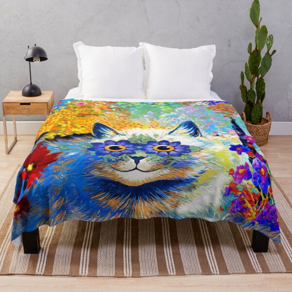 Item preview, Flower Cat - Louis Wain designed and sold by ArtOfSilentium.