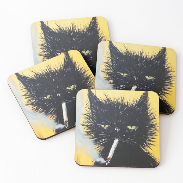 Aperçu de l'œuvre Smoking Cat créée et vendue par mikkthomas.