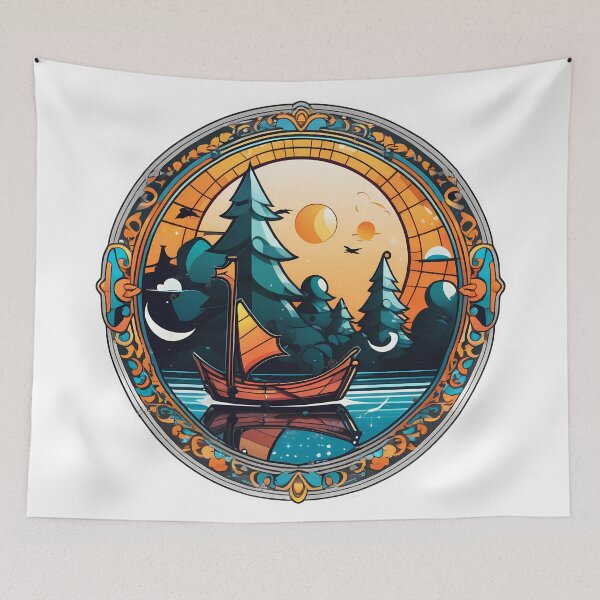Item preview, Journey into the Unknown: Fantasy Art Stickers for Visual Explorers designed and sold by Artedig.
