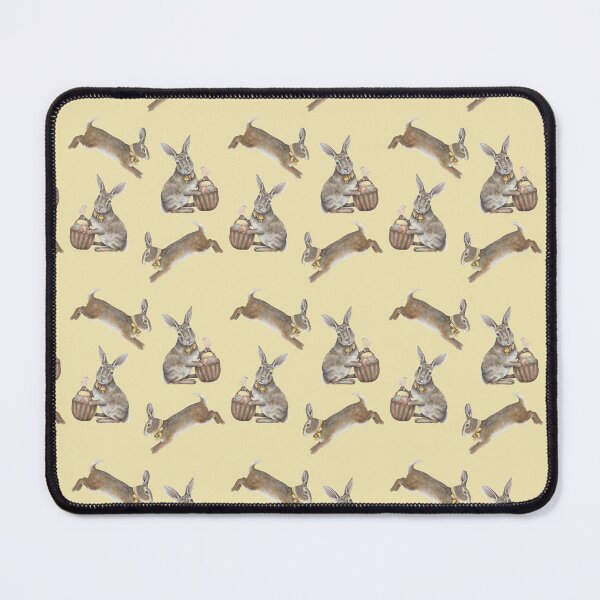 Item preview, Easter Rabbits in Pale Yellow designed and sold by Victoria McBride.