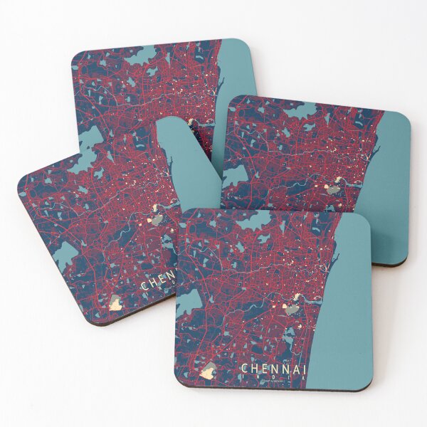 Item preview, Chennai City Map of Tamil Nadu, India - Hope designed and sold by deMAP.