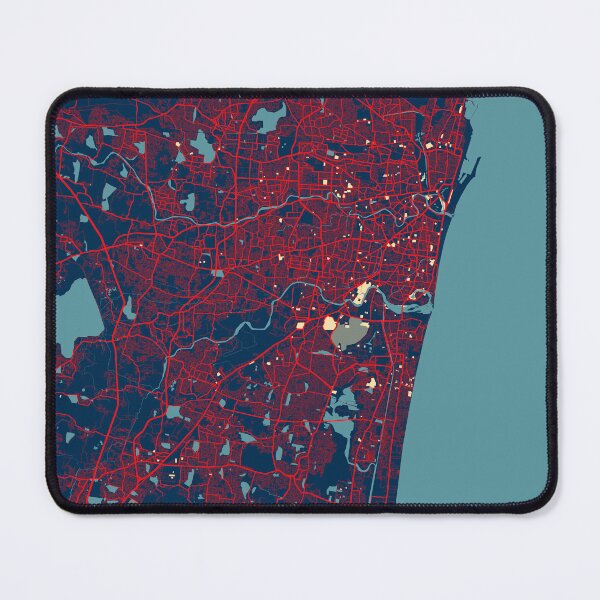 Item preview, Chennai City Map of Tamil Nadu, India - Hope designed and sold by deMAP.