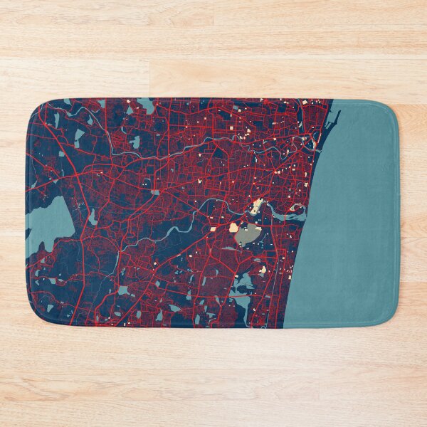 Item preview, Chennai City Map of Tamil Nadu, India - Hope designed and sold by deMAP.