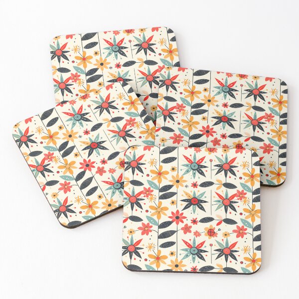 Item preview, 50s Inspired Vintage Floral Design designed and sold by KatanaCreative.
