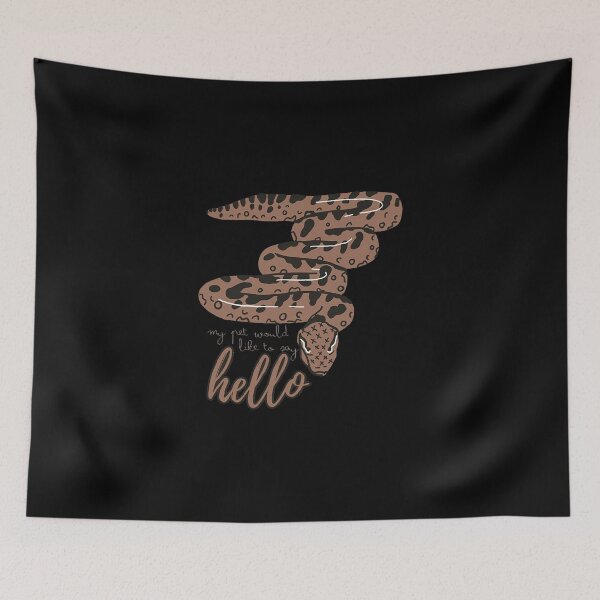 Item preview, Ofiologist Gift, My Pet Would Like To Say Hello, Snake designed and sold by Amazing-Kortez.
