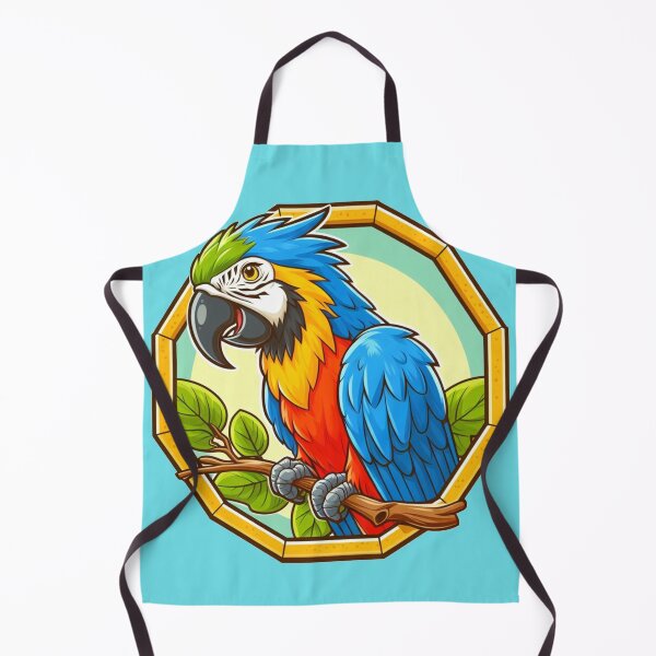 Item preview, Tropical Macaw Endangered Parrot Fantasy Bird Blue Red Yellow designed and sold by CoffeeIsATrip.