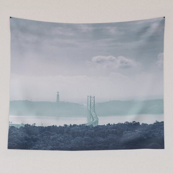 Item preview, View from Monsanto: Cristo Rei and 25 de Abril Bridge, Lisbon’s Iconic Landmarks designed and sold by João Miguel.