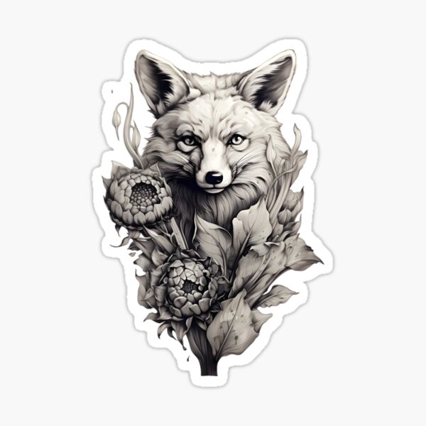 Item preview, White Fox #1 - Vintage Fox Collection designed and sold by RuralChicbyO.