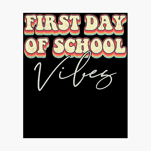 Item preview, Happy First Day of School Vibes Back To School for Teachers designed and sold by MobyStickers.