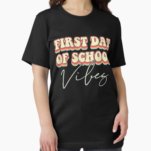 Item preview, Happy First Day of School Vibes Back To School for Teachers designed and sold by MobyStickers.