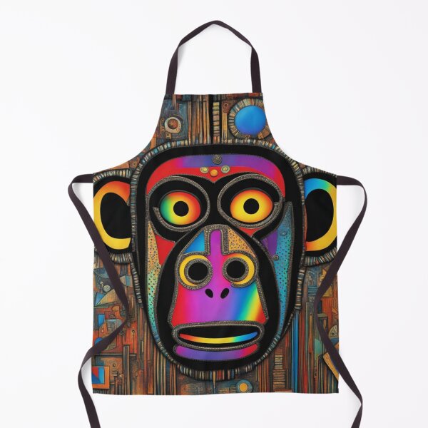 Item preview, The Fearful Monkey Face designed and sold by Owl-o-the-wisp.