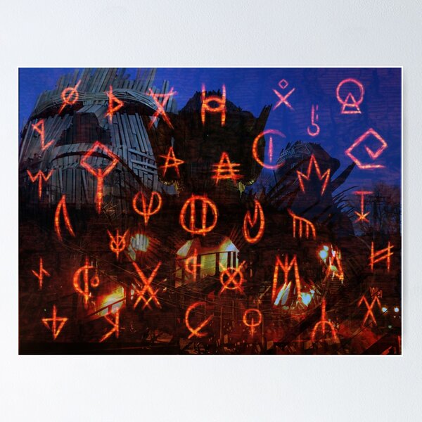 Item preview, El diseño de Runes Man Runes designed and sold by coastersnaps.