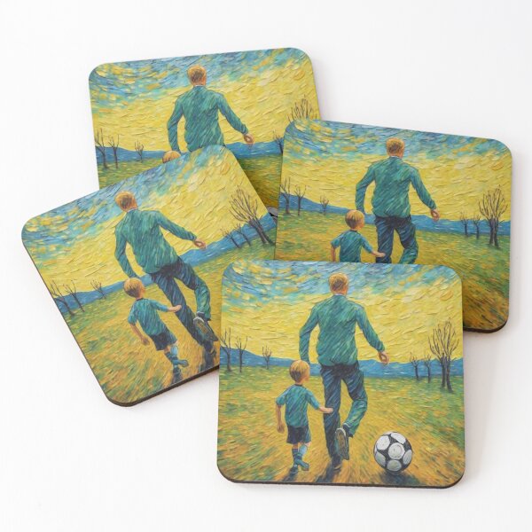 Item preview,  "From Father to Son: The Love for Soccer Passed Down Through Generations" designed and sold by Artisticanvas.