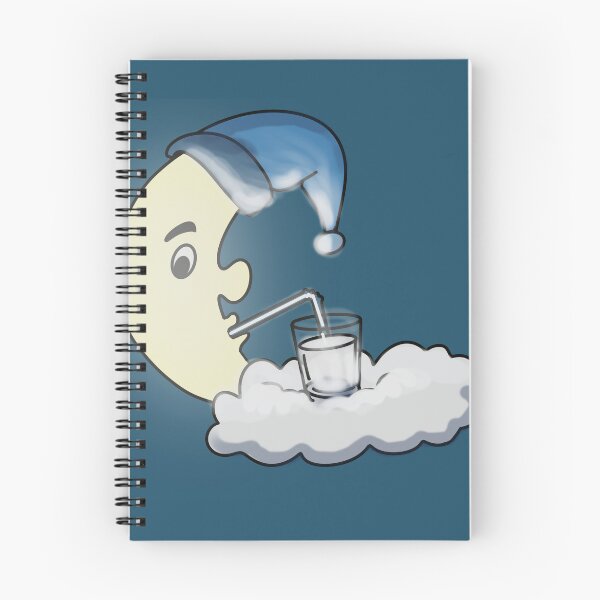 Item preview, Moon drinking milk  designed and sold by leenababiker.
