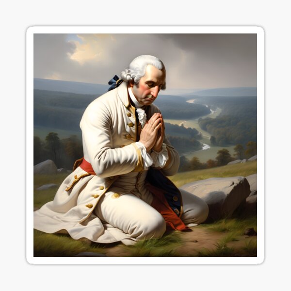 Item preview, George Washington Praying at Valley Forge designed and sold by Patriot Artyfact.