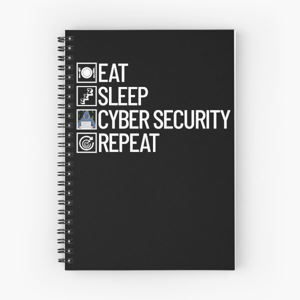 Item preview, Eat Sleep Cyber Security Repeat Funny Cybersecurity Gear designed and sold by DynamicDesign.