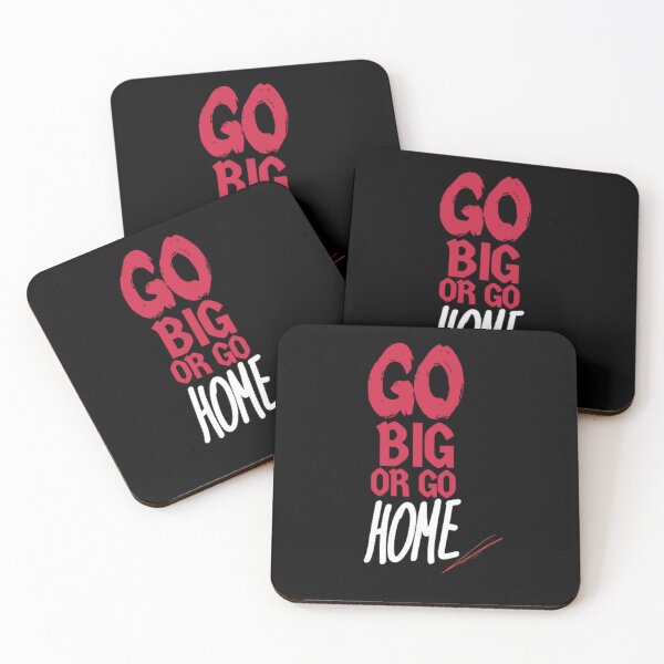 Item preview, Go Big Or Go Home Motivational Quote For Gymrats designed and sold by HardAesthetics.
