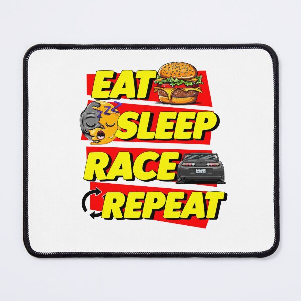 Item preview, Eat Sleep Race Repeat designed and sold by VM04.