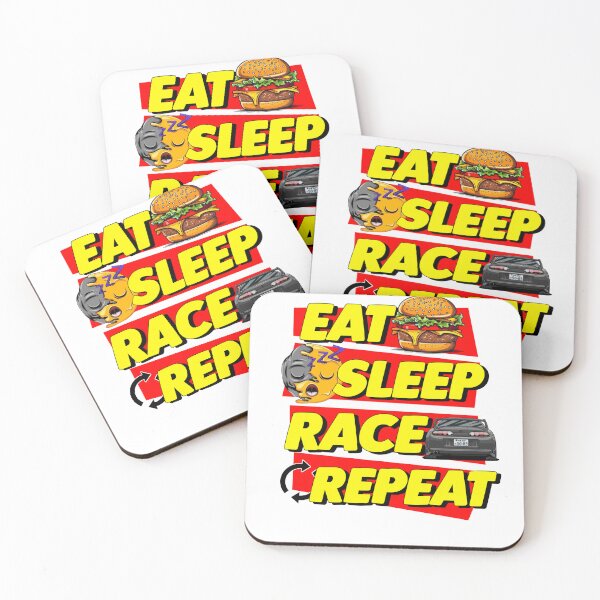 Item preview, Eat Sleep Race Repeat designed and sold by VM04.