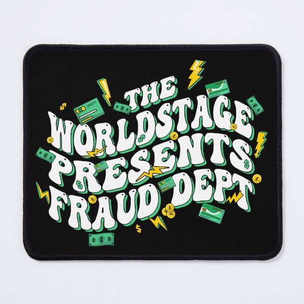 Item preview, THE WORLDSTAGE PRESENTS FRAUD DEPT designed and sold by Faissal Thomass.