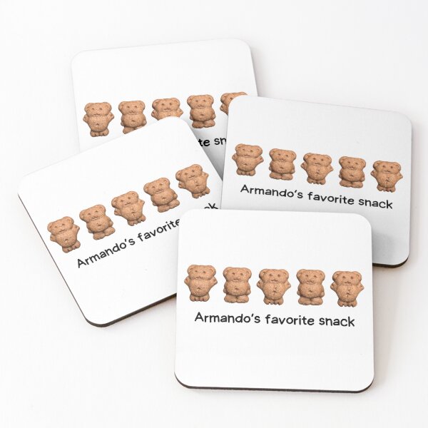 Aperçu de l'œuvre Mini Bear Grahams - La collation préférée d'Armando créée et vendue par RobMakesMerch.