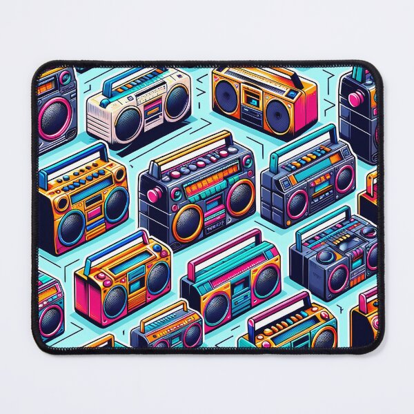 Item preview, Classic Boombox Mixtape Era Pattern designed and sold by M-ormin.
