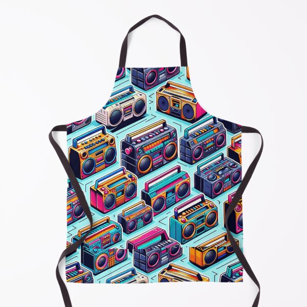 Item preview, Classic Boombox Mixtape Era Pattern designed and sold by M-ormin.
