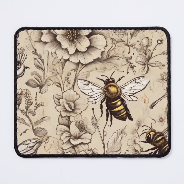 Item preview, Vintage Honey Bee Pattern designed and sold by PKTPOD99.