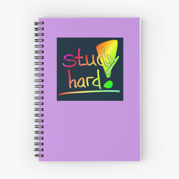 Item preview, Study hard student nerd motivational lettering | study motivation handlettering colorful typography designed and sold by lausn.