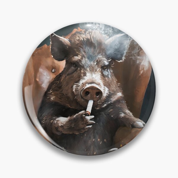 Item preview, The badass wild boar designed and sold by CareofPosters.