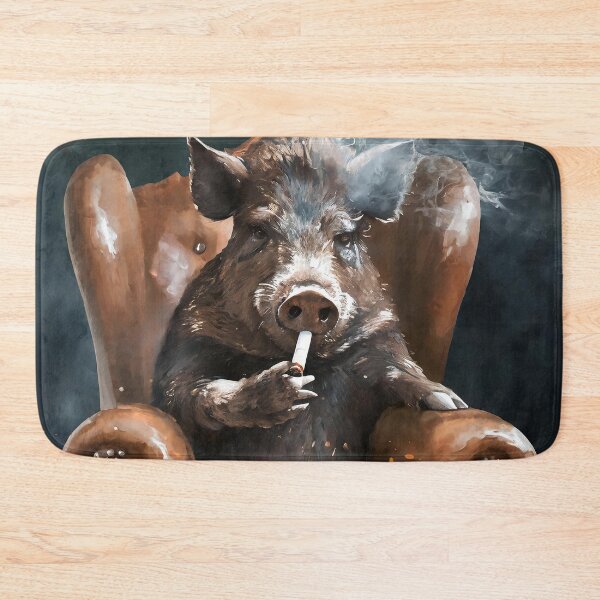 Item preview, The badass wild boar designed and sold by CareofPosters.