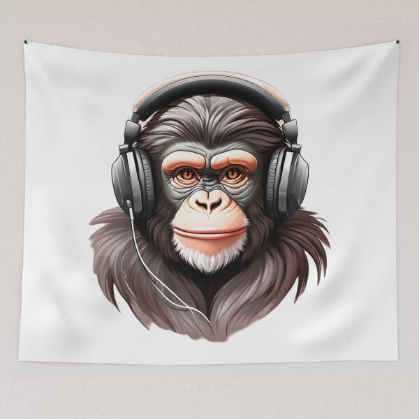 Item preview, Monkey just listening designed and sold by r105.