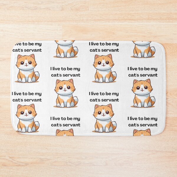 Item preview, cat servant designed and sold by not-perfect-mom.