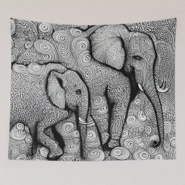 Item preview, The Emerging Elephants designed and sold by George Hutton Hunter.
