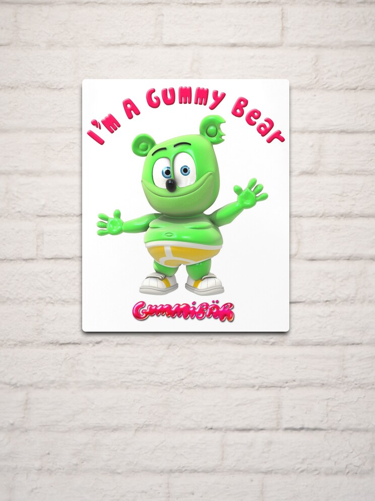 Cartoon Gummy Bear Metal Prints for Sale