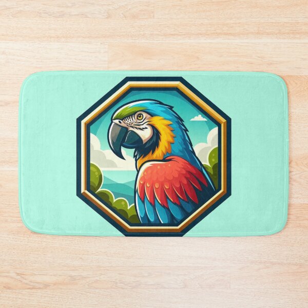 Item preview, Tropical Macaw Endangered Parrot Fantasy Bird Blue Red Yellow 2 designed and sold by CoffeeIsATrip.