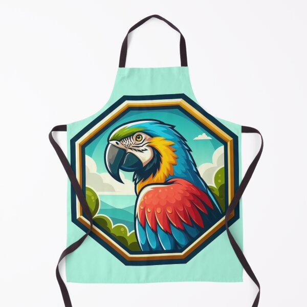 Item preview, Tropical Macaw Endangered Parrot Fantasy Bird Blue Red Yellow 2 designed and sold by CoffeeIsATrip.