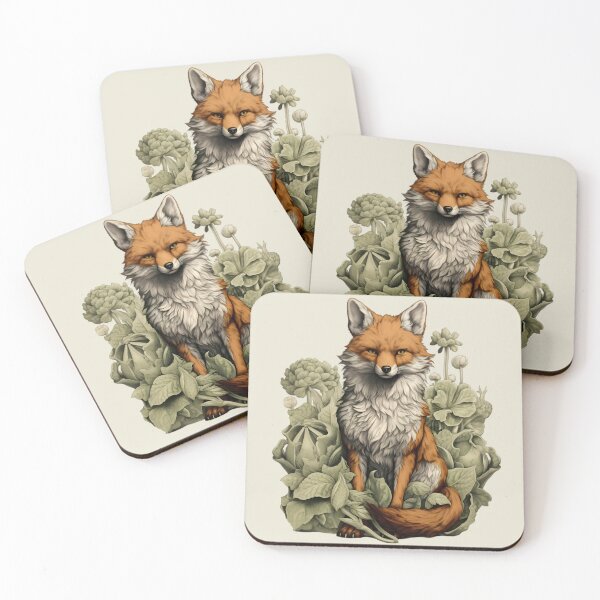 Item preview, Forest Fox #5 - Vintage Farmhouse Fox Collection designed and sold by RuralChicbyO.