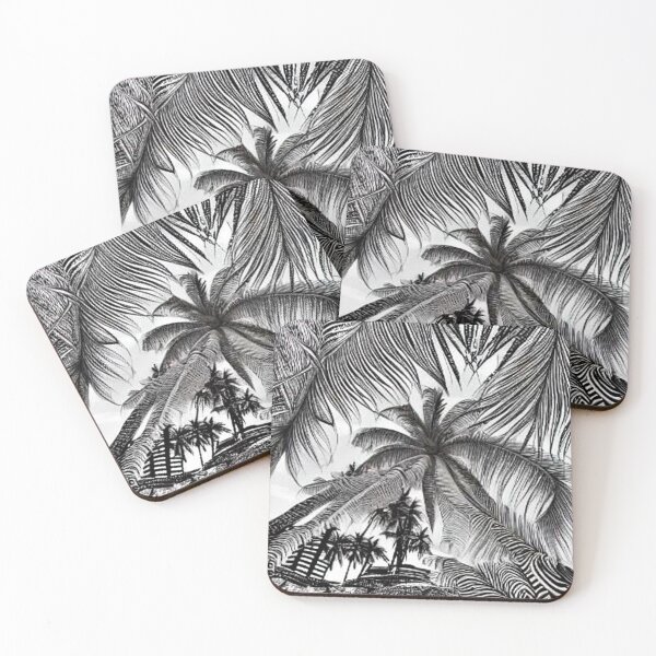 Item preview, Zebra hiding under Palms designed and sold by George Hutton Hunter.