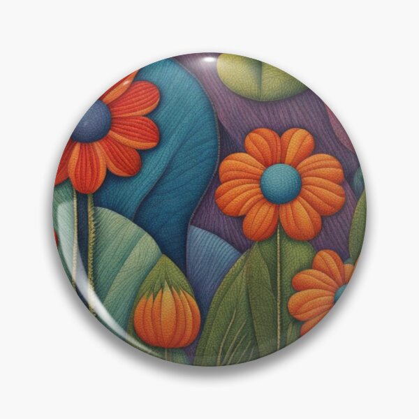 Item preview, Floral Design Orange Delight  designed and sold by Owl-o-the-wisp.