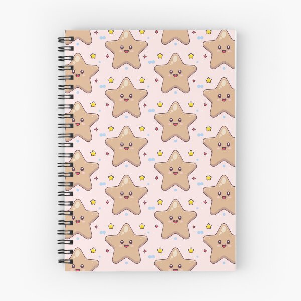 Item preview, Cute Kawaii Smiling Star Pattern designed and sold by PatternInArt.