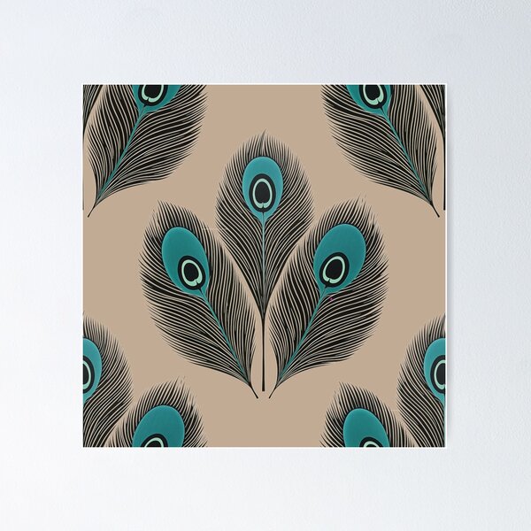 Item preview, Peacock Feather Design: Sophisticated Elegance.  designed and sold by Woop Woop .