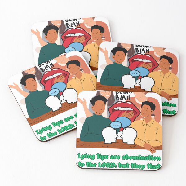 Item preview, Lying lips are abomination to the LORD: but they that deal truly are his delight. designed and sold by Hinny8.